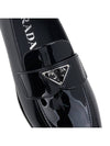 Brushed Patent Leather Loafers Black - PRADA - BALAAN 9