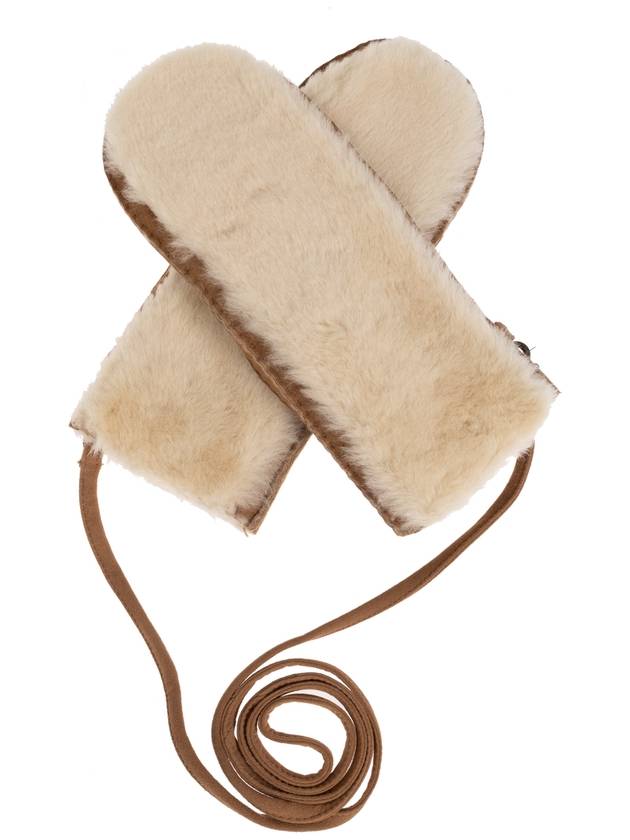 UGG Suede Gloves, Women's, Beige - UGG - BALAAN 1