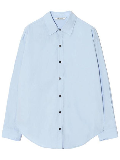 Button basic oxford shirt sky blue - LESEIZIEME - BALAAN 2