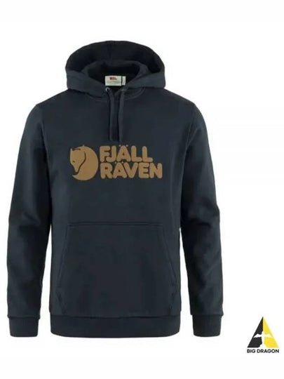 Men's Logo Hoodie Dark Navy - FJALL RAVEN - BALAAN 2