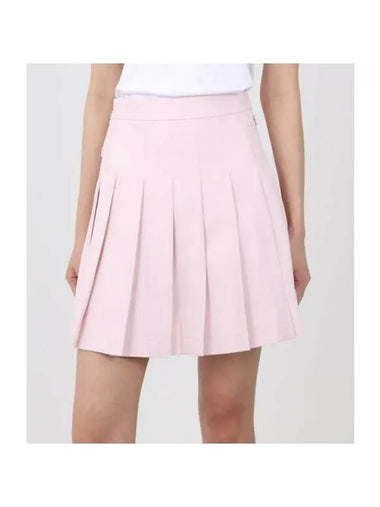 Women's Adina Pleated Skirt Cradle Pink - J.LINDEBERG - BALAAN 1