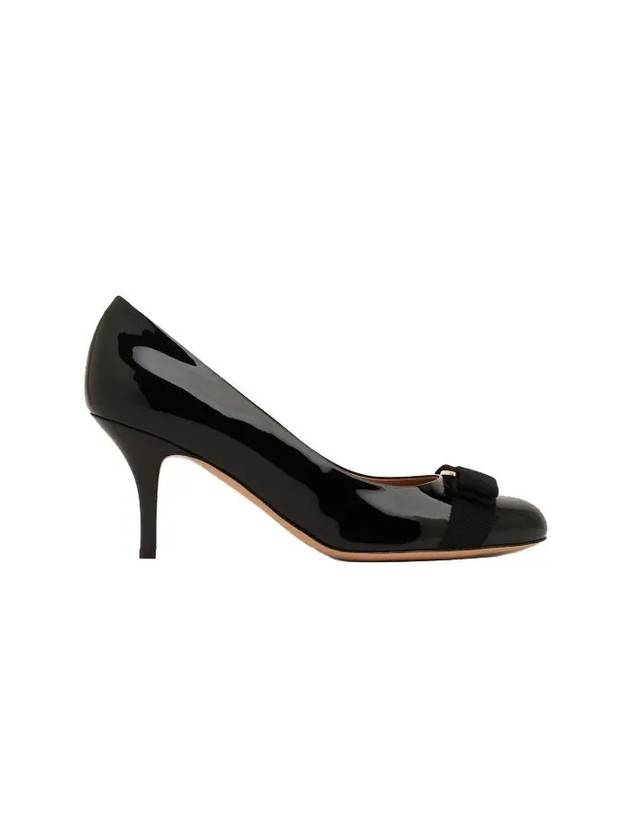 Carla Vara Bow Pumps Black - SALVATORE FERRAGAMO - BALAAN 4