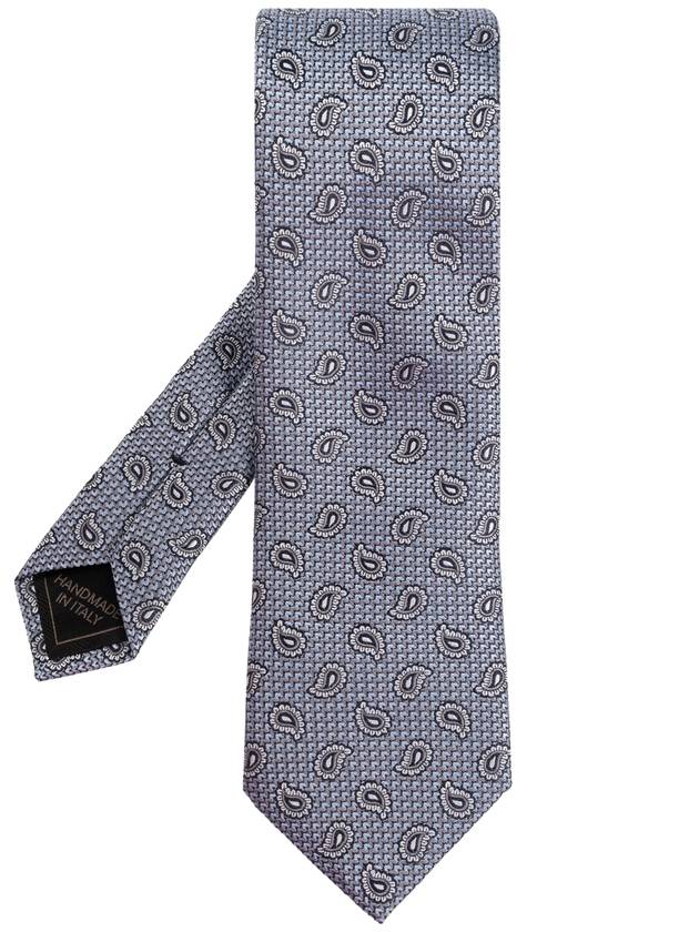 Brioni Silk Tie, Men's, Grey - BRIONI - BALAAN 1