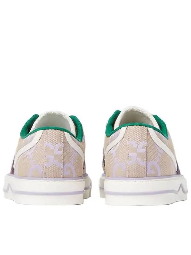 Tennis 1977 Low Top Sneakers Beige Lilac - GUCCI - BALAAN 5