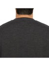 Monogram Jacquard Wool Crewneck Knit Top Grey - FENDI - BALAAN 8