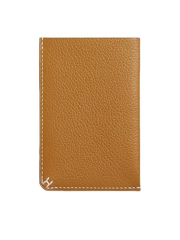 H Sellier Card Wallet Caramel - HERMES - BALAAN 3