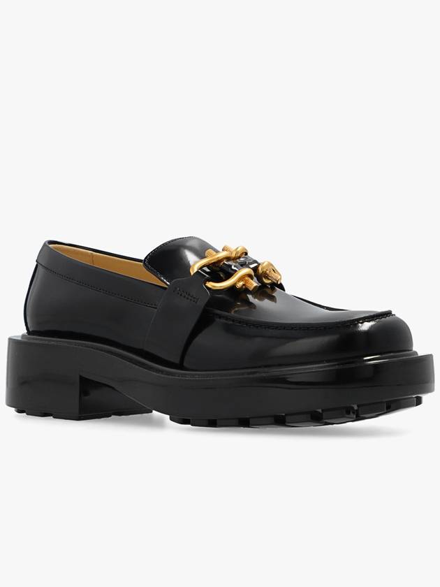 Monsieur Chunky Leather Loafers Black - BOTTEGA VENETA - BALAAN 5