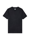 Embroidered Logo Cotton Short Sleeve T-Shirt Black - CP COMPANY - BALAAN 10