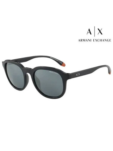 Sunglasses AX4129SU 8158 6G Round Acetate Men Women - ARMANI EXCHANGE - BALAAN 1