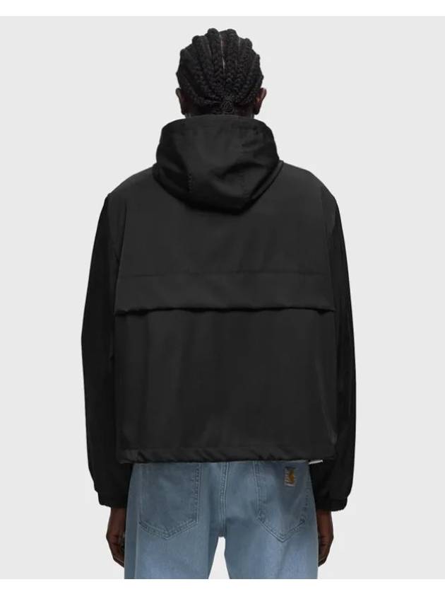 Alexandre Mattiussi Windbreaker Hoodie Black - AMI - BALAAN 4