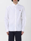 Fox Head Embroidery Long Sleeve Shirt White - MAISON KITSUNE - BALAAN 5