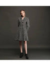 RS9seoul 100 wool double button A line pleated midi coat one piece - RS9SEOUL - BALAAN 1