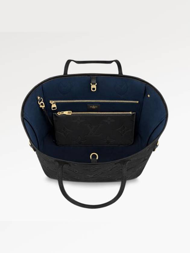 Neverfull MM Monogram Empreinte Tote Bag Noir - LOUIS VUITTON - BALAAN 5