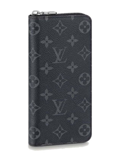 Vertical Monogram Eclipse Canvas Long Wallet Black - LOUIS VUITTON - BALAAN 2