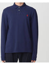 Embroidery Logo Long Sleeve Polo Shirt Navy - POLO RALPH LAUREN - BALAAN 2