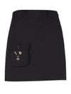 Women s Cute Pocket Back Pleated Culottes Skirt BMU4A128W - LUX GOLF - BALAAN 4