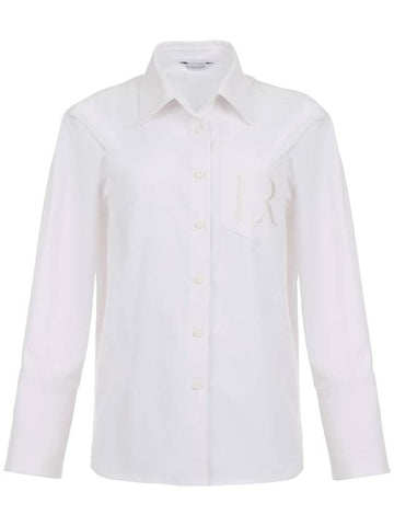 Classic R Logo Shirt WHITE - ILROZE - BALAAN 1