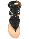 Jaili leather sandals black - ISABEL MARANT - BALAAN.