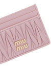 Materasse Nappa Leather Card Wallet Alabaster Pink - MIU MIU - BALAAN 6