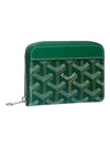 Matignon Mini Calfskin Card Holder Green - GOYARD - BALAAN 1