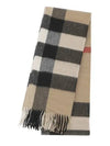 Classic Check Cashmere Muffler Beige - BURBERRY - BALAAN 2