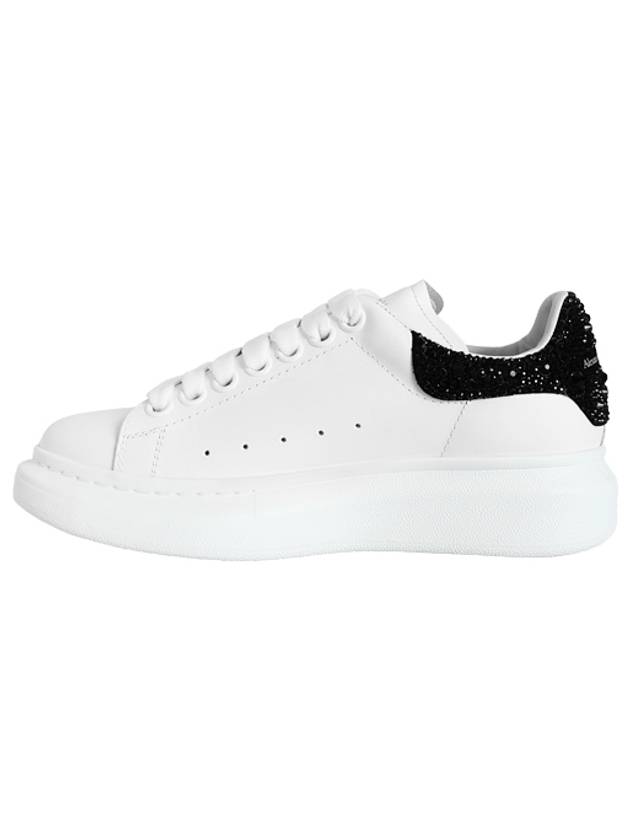 Oversole Glitter Tab Low Top Sneakers White - ALEXANDER MCQUEEN - BALAAN 3