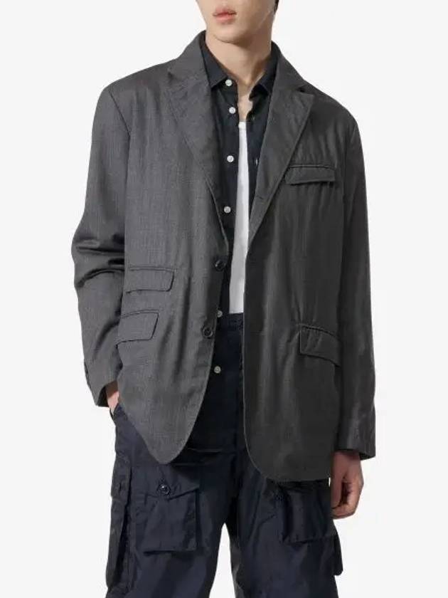 Tropical Wool Andover Jacket Charcoal OR196LC001 - ENGINEERED GARMENTS - BALAAN 1