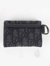 Shoulder strap card wallet black - DIOR - BALAAN 4