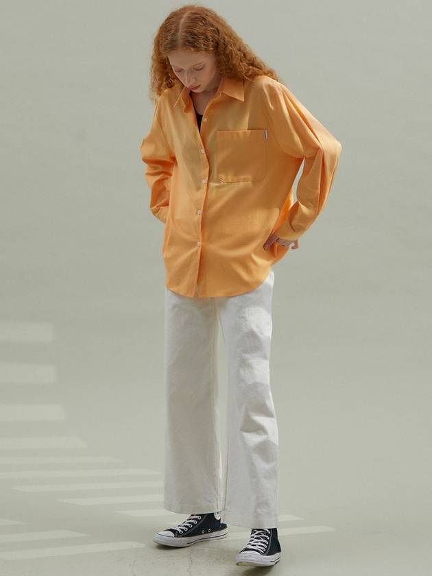 Basic Oxford Long Shirt Orange - MANAVIS7 - BALAAN 3