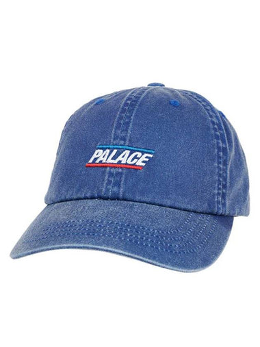 Pigment Beige Collier 6 Panel Cap Blue P24H082 - PALACE - BALAAN 1