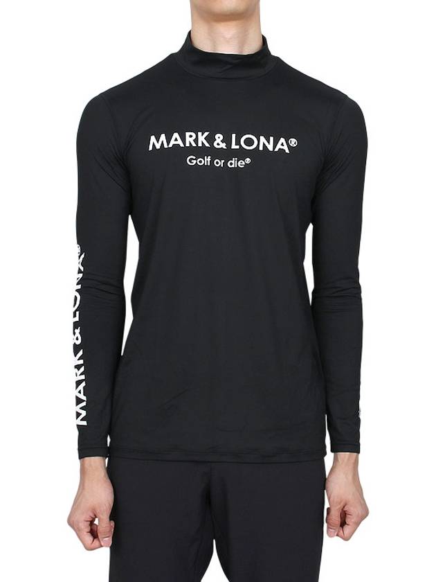 Men's Mercury Skin Fit Inner Long Sleeve T-Shirt Black - MARK & LONA - BALAAN 4