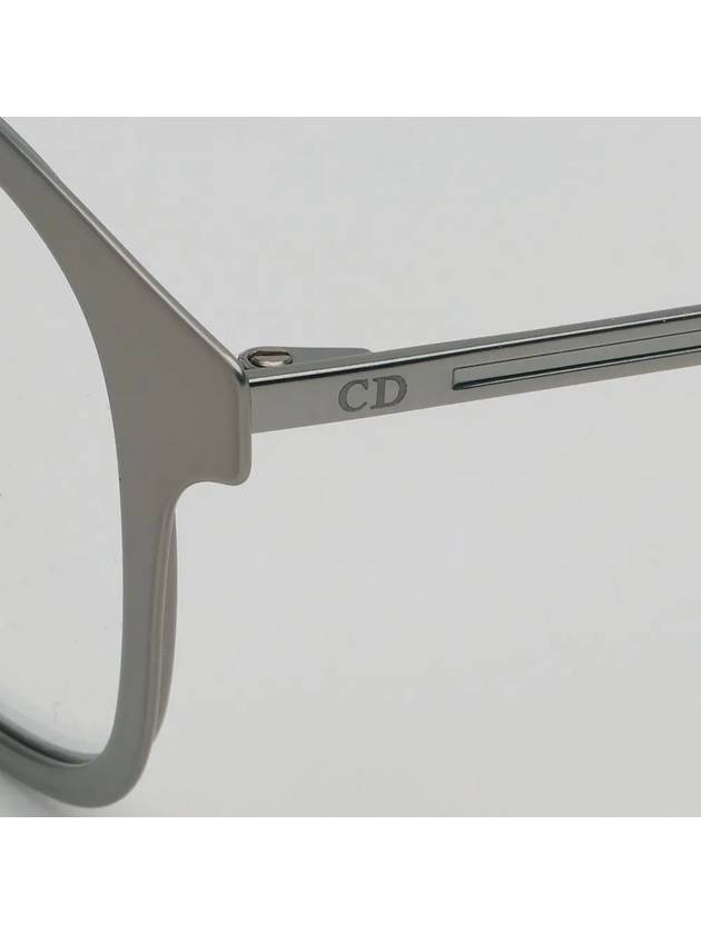 Glasses Frame 0232 R81 Matte Silver Square Metal - DIOR - BALAAN 5