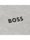 Logo Print Cotton Polo Shirt Grey - HUGO BOSS - BALAAN 3