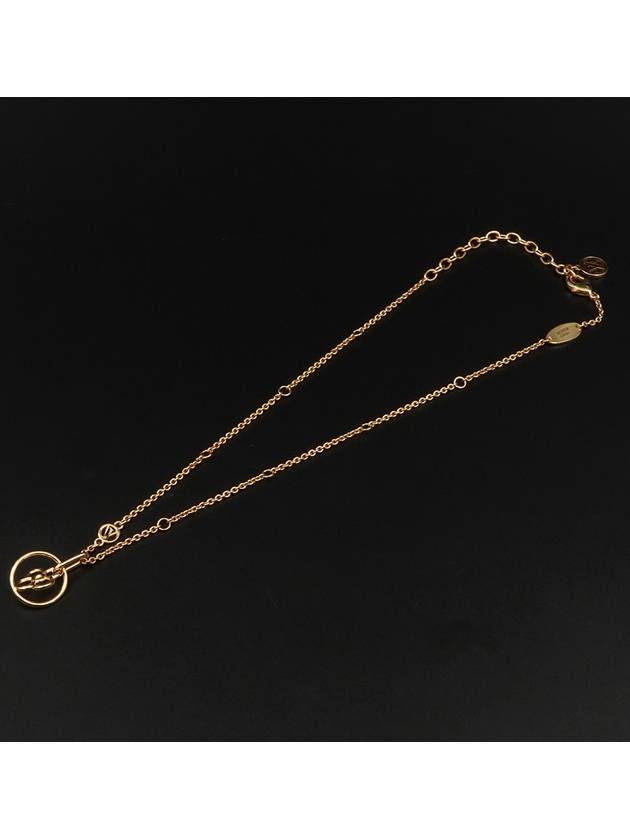 Gold LV Flower Twiggy Necklace M00954 - LOUIS VUITTON - BALAAN 3