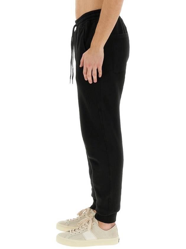 Black Cotton Track Pants JAL001JMC006S23LB999 B0560954981 - TOM FORD - BALAAN 3