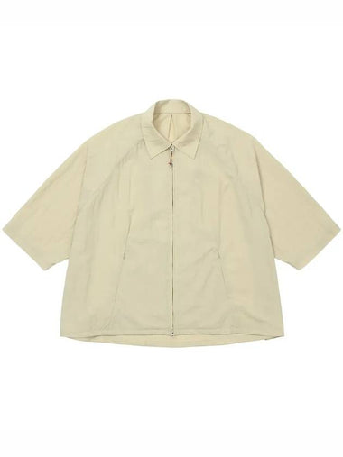 Nylon Cape Shirt BEIGE - AJOBYAJO - BALAAN 1