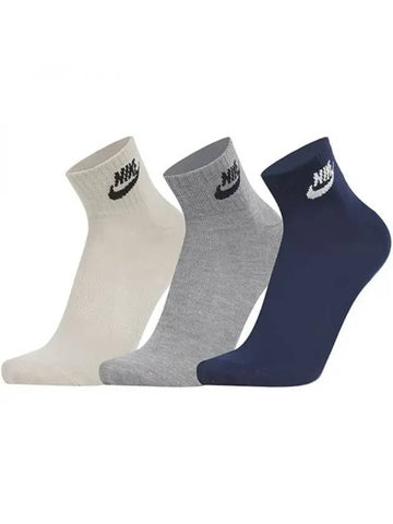 Sports Socks Everyday Essential Ankle 3 Pack DX5074 903 Domestic Product GQN124041737907 - NIKE - BALAAN 1