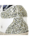 Superstar Glitter Tab Leather Low Top Sneakers Silver White - GOLDEN GOOSE - BALAAN 8