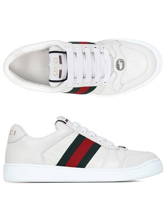 Screener Low Top Sneakers White - GUCCI - BALAAN 2