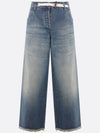 Wide Jeans Light Blue - MONCLER - BALAAN 2