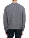 Bold Fox Head Patch Comfort Ribbed Cardigan Grey Melange - MAISON KITSUNE - BALAAN 6