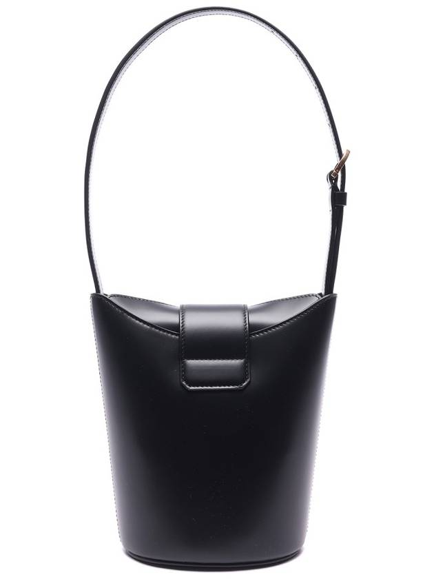 Small Trifolio Shoulder Bag Black - SALVATORE FERRAGAMO - BALAAN 5