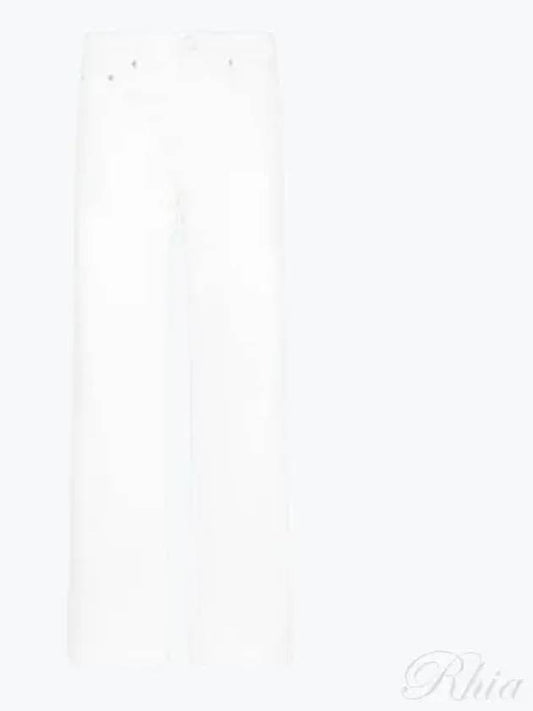 Alexandre Mattiussi Denim Straight Jeans White - AMI - BALAAN 2