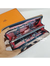 Silk'In Zipper Long Wallet Brown - HERMES - BALAAN 5