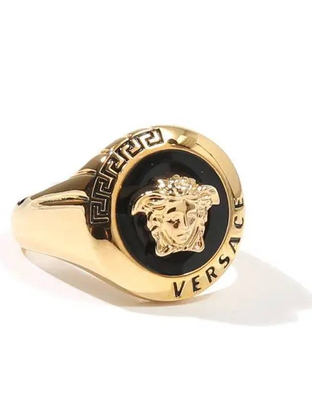 Men's Medusa Logo Ring Gold - VERSACE - BALAAN 2