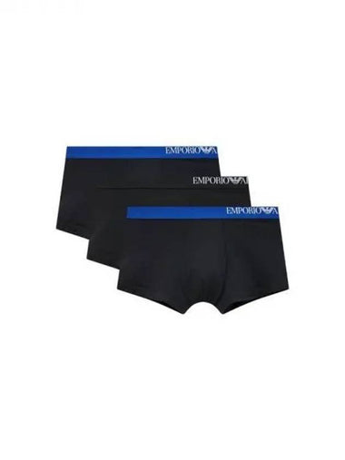 UNDERWEAR Online Sole Men s Side Logo Band Drawn 3PACK Black 270641 - EMPORIO ARMANI - BALAAN 1