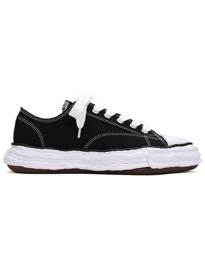 Peterson23 OG Sole Canvas Low Top Sneakers Black - MAISON MIHARA YASUHIRO - BALAAN 2