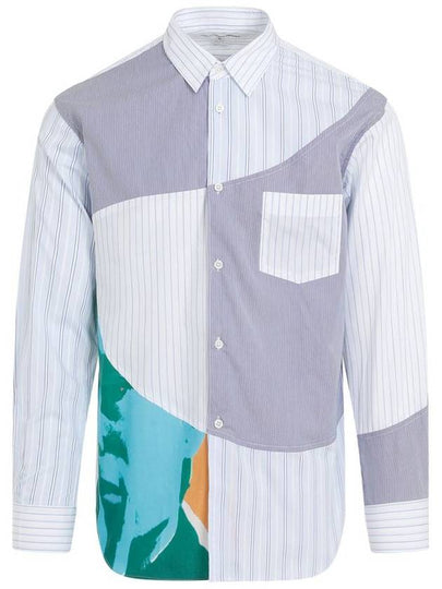 long sleeve shirt FMB016S24 1 STRIPE PRINT - COMME DES GARCONS - BALAAN 2