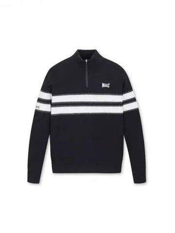 Golf Men s 14 Zip Up Knit Pullover WMWAW24901BKX Domestic Product GQ0Z24082635103 - WAAC - BALAAN 1