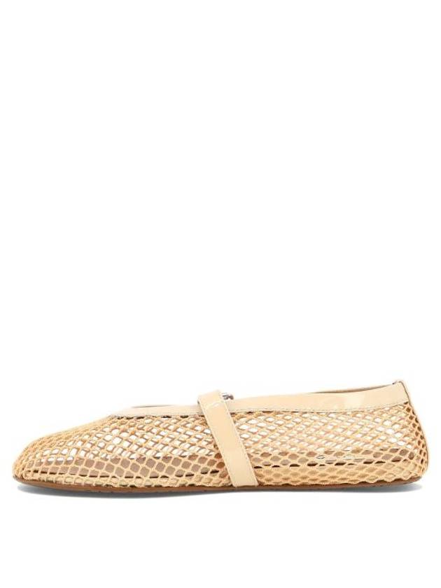 Buckle Strap Mesh Flats Nude - ALAIA - BALAAN 4